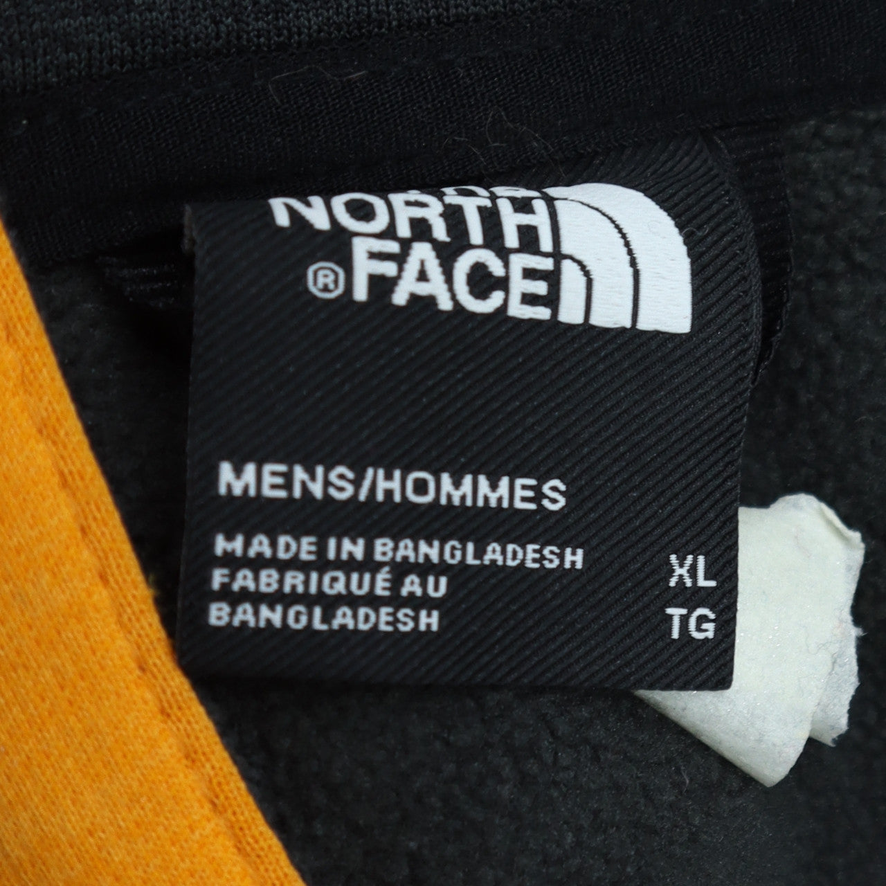 The North Face Men's Yellow XL Hooded Fleece Jacket Outdoor