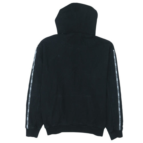 Levi's Men's Black Pullover Hoodie M Logo Tape Sleeve Fleece