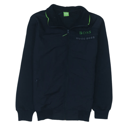 Hugo Boss Men's Black Full Zip Logo Sweatshirt Size L