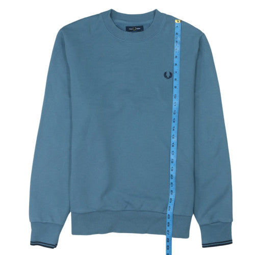 Fred Perry Mens Blue XL Crew Neck Pullover Sweatshirt