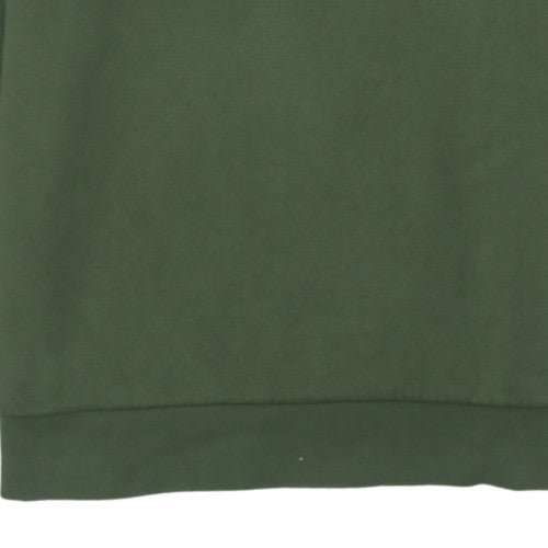 Adidas Men’s Green Crew Neck Pullover Sweatshirt Size M