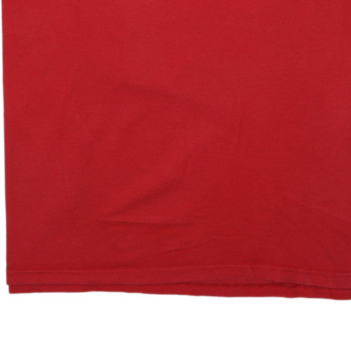 Nike Men's Red Crew Neck Short Sleeve Regular Fit T-Shirt XXL