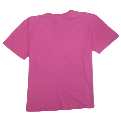 Mossy Oak Women's Pink Cotton Logo Short Sleeve T-Shirt Size L