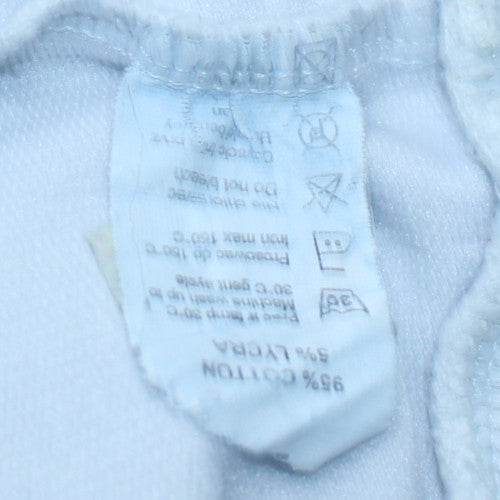 Levi's Men's White Crew Neck Pullover Sweatshirt Medium Cotton Blend
