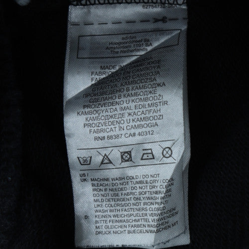 Adidas Men's Black S Fleece Jogger Activewear Trousers