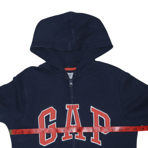 GAP Kids Boys Navy Blue Full Zip Hoodie XXL (14-16) Logo Design