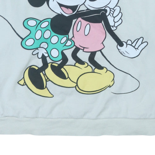 George Women Mickey and Friends White 2XL Pullover Sweatshirt