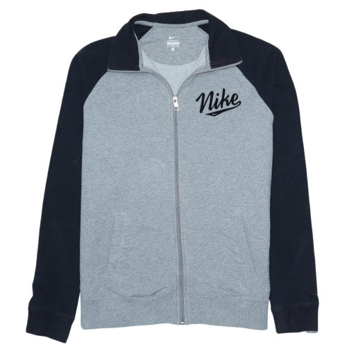 Nike Women’s Grey Full Zip Sweatshirt XL – Athletic Casual Style