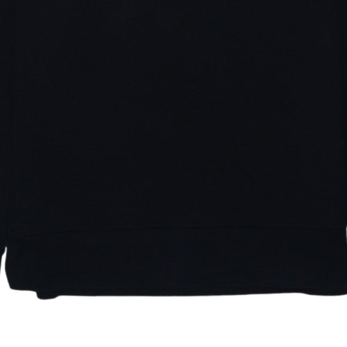 Adidas Womens Black 2XL Pullover Hoodie with Logo Print