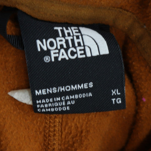 The North Face Men's Brown XL Fleece 1/4 Zip Pullover Sweatshirt