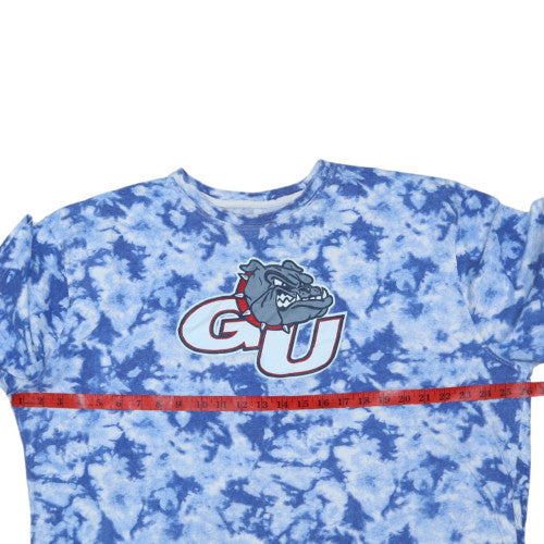 Champion Men's Blue Tie-Dye GU Graphic Cotton T-Shirt Size XL