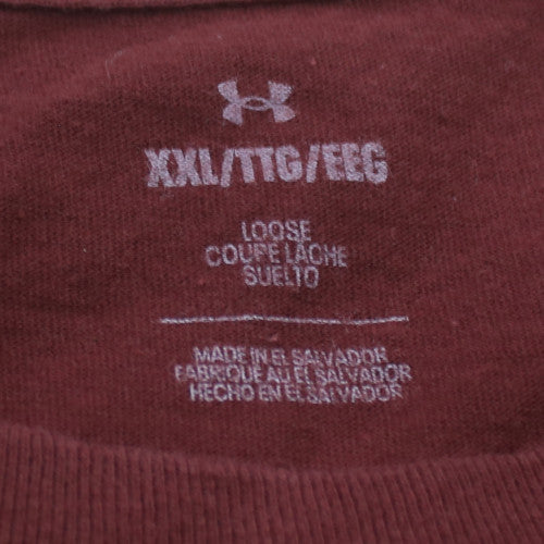Under Armour Men's Red 2XL Graphic Sports T-Shirt