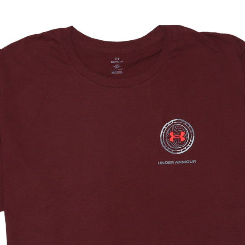 Under Armour Men's Red 2XL Graphic Sports T-Shirt