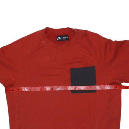 Nike SB Men’s Red Sweatshirt M Crew Neck Long Sleeve Pullover