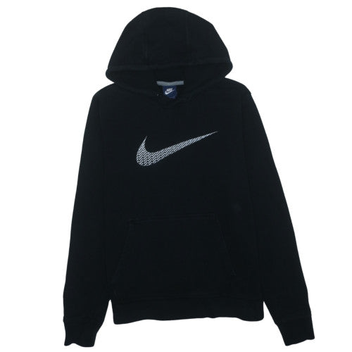 Nike Men’s Black Pullover Hoodie Fleece Logo Sweatshirt Size M