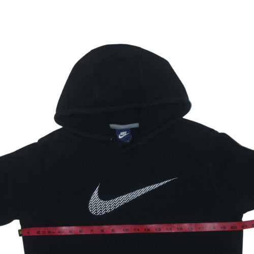 Nike Men’s Black Pullover Hoodie Fleece Logo Sweatshirt Size M