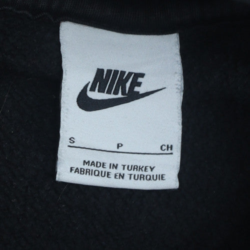 Nike Men's Black Pullover Hoodie S Regular Fit Fleece Sportswear