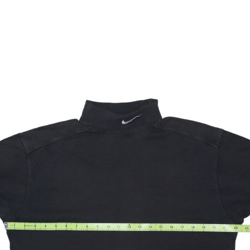 Nike Men's Black M Long Sleeve Mock Neck Sweatshirt