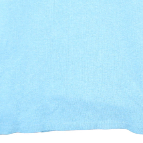 Polo Ralph Lauren Men's Blue XL 1/4 Zip Cotton Sweatshirt