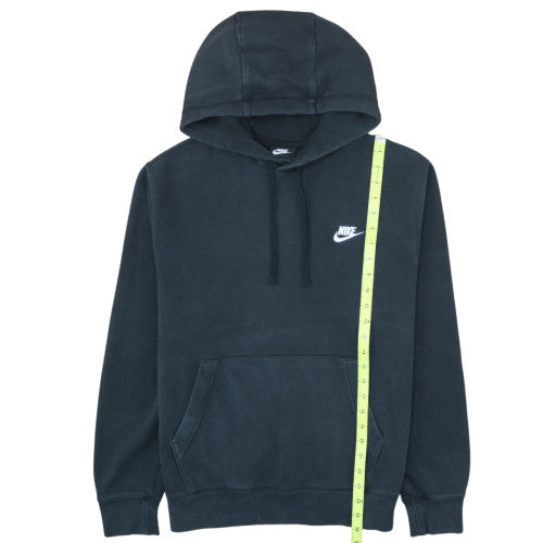 Nike Men's Black Pullover Hoodie M Fleece Logo Sportswear