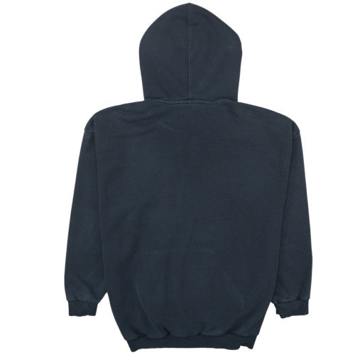 Adidas Womens Black Pullover Hoodie Size 18 Logo Hooded Sweatshirt