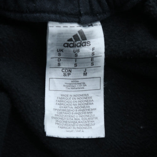 Adidas Men’s Black Jogger Trousers Size S Fleece Activewear