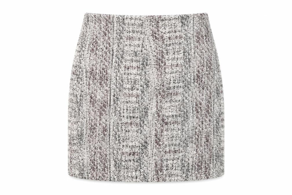 Marks & Spencer Womens Multicoloured Tweed Pencil Skirt Size 10