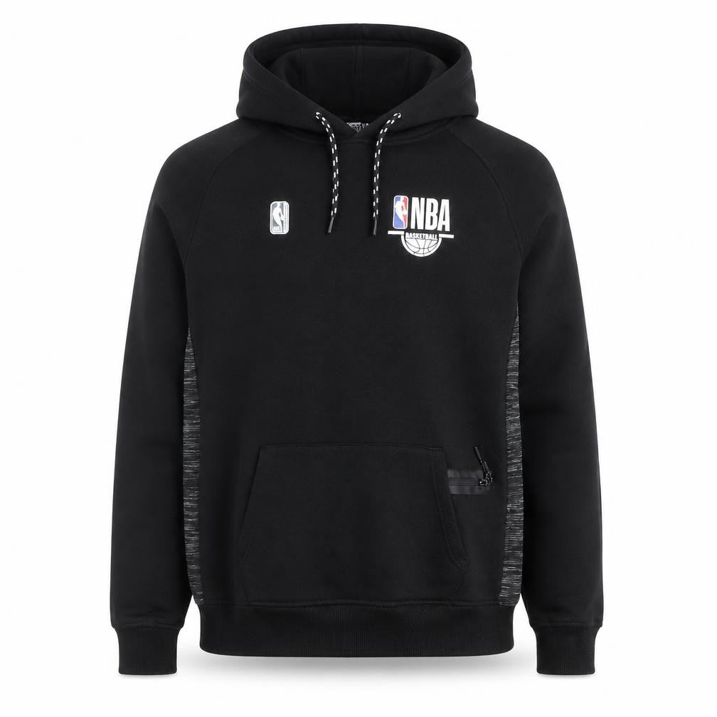 NBA Mens Black Medium Pullover Hoodie with Logo Detail