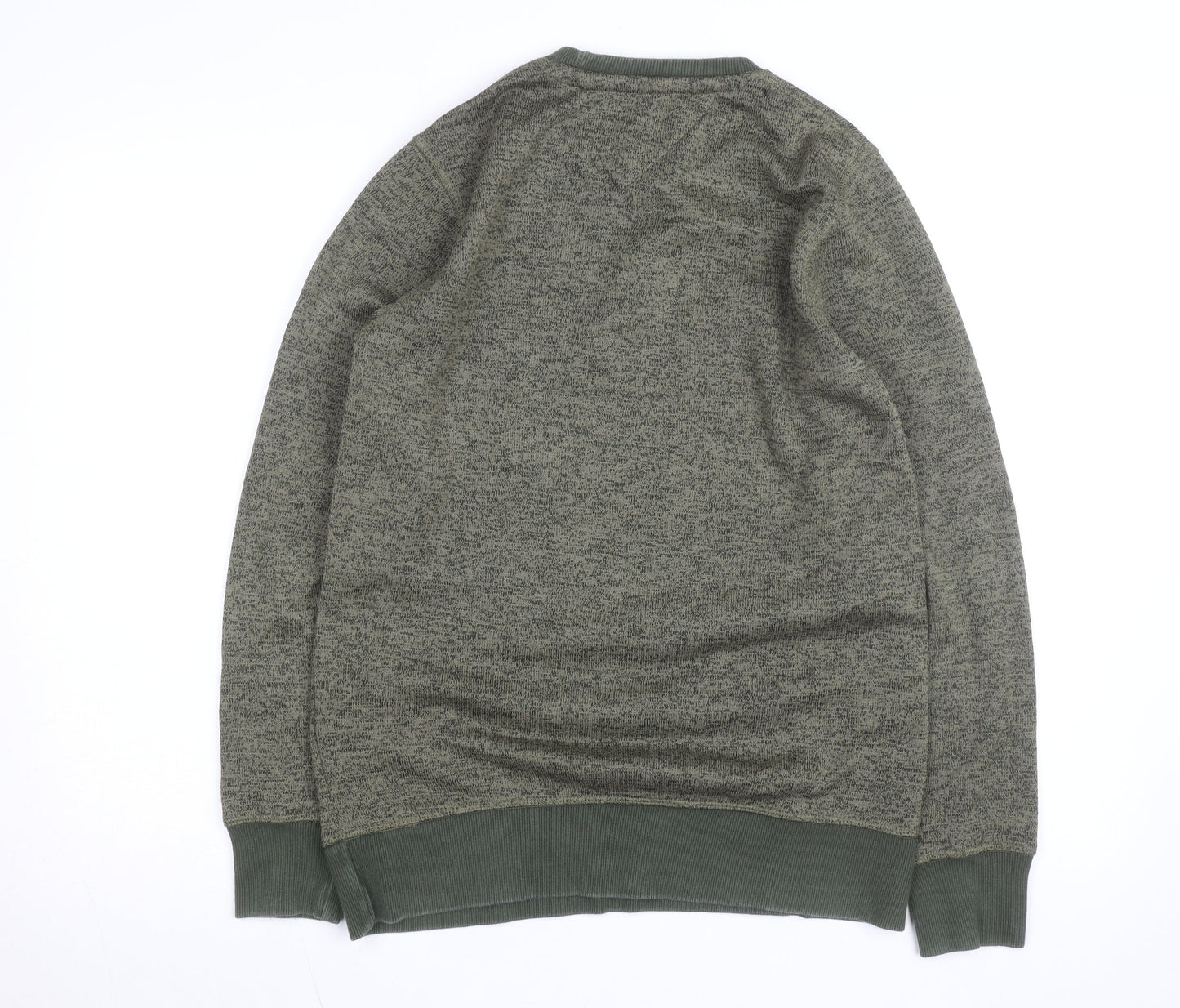 Tommy Hilfiger Men’s Green Crew Neck Pullover Jumper M