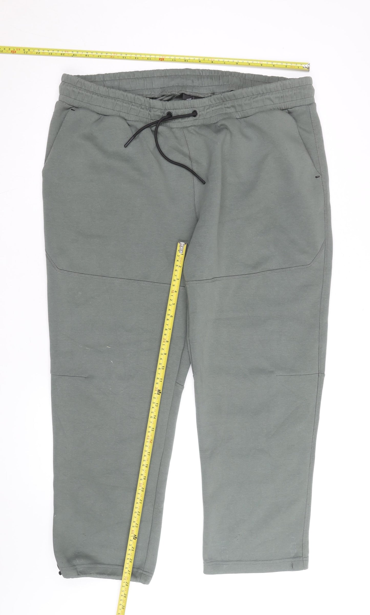 Primark Men’s Grey Jogger Sweatpants 2XL Regular Fit Drawstring Waist