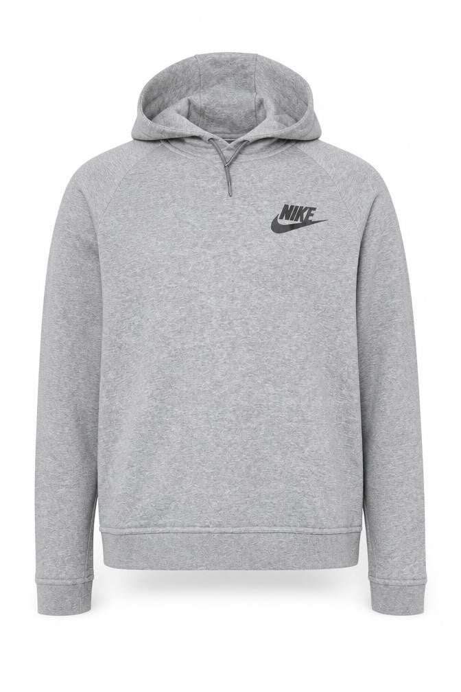 Nike Men's Grey Hoodie M Pullover Athletic Fleece Sweatshirt