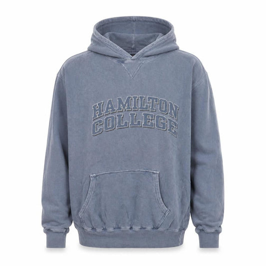 JanSport Men's Blue Hamilton College Pullover Hoodie M Vintage Cotton