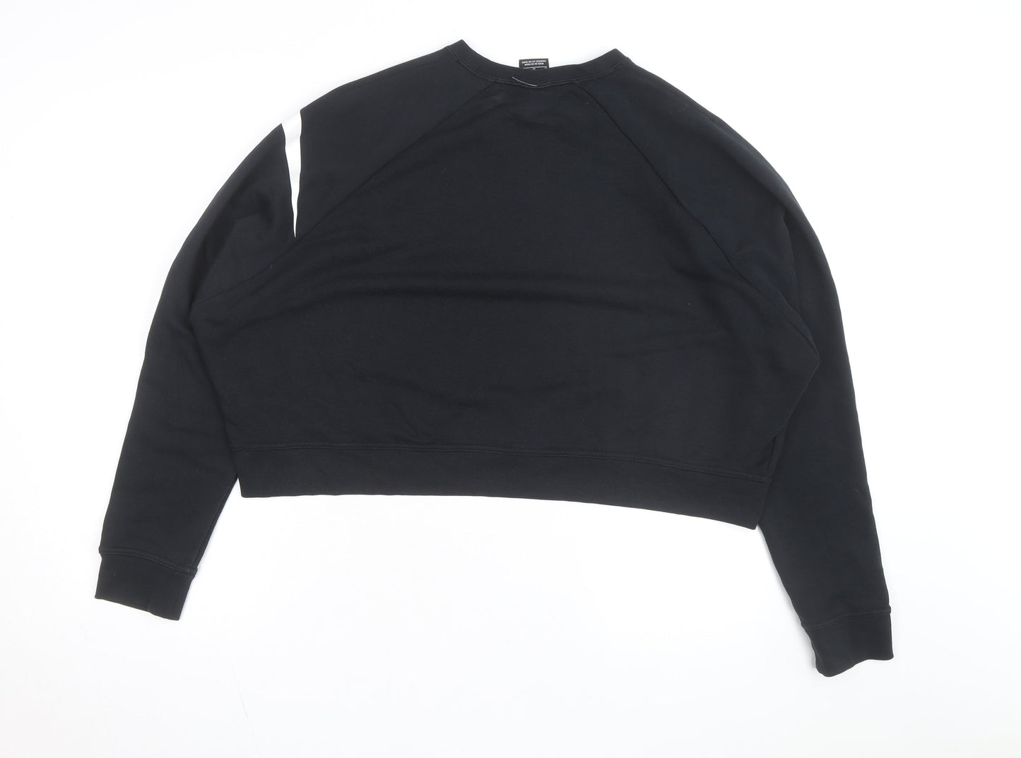 Nike Women's Black XL Dri-Fit Cropped Pullover Sweatshirt