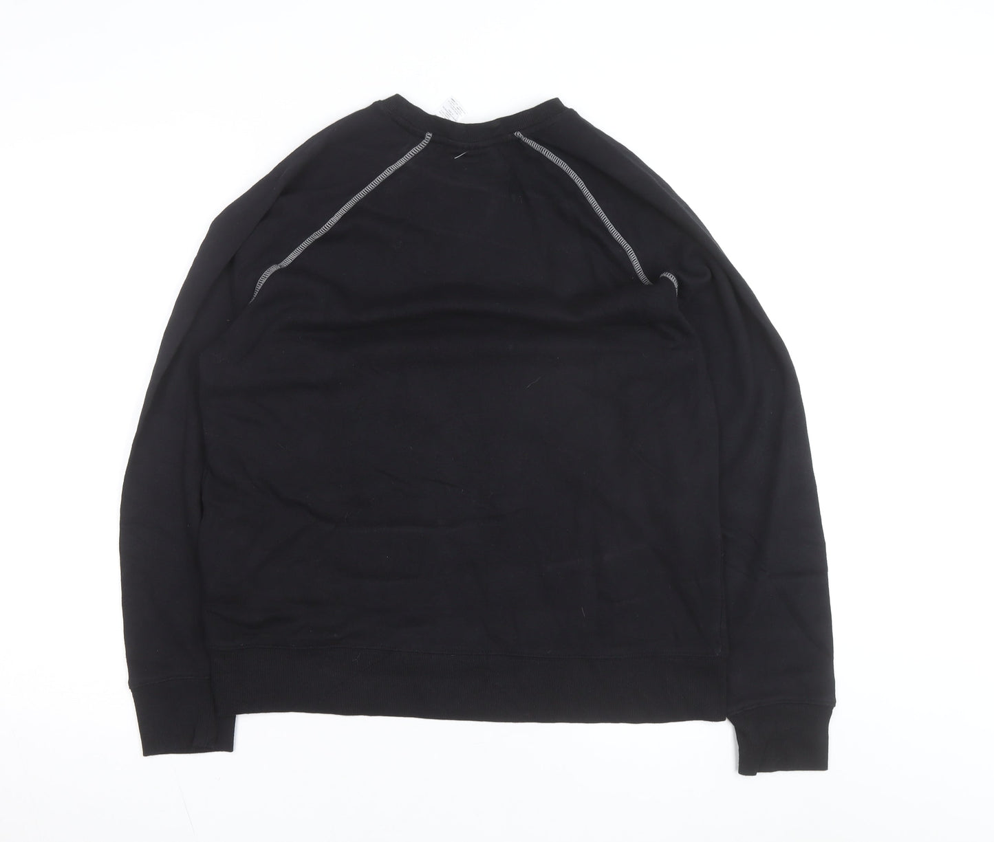 Reebok Men's Black Medium Pullover Sweatshirt Crew Neck Sportswear