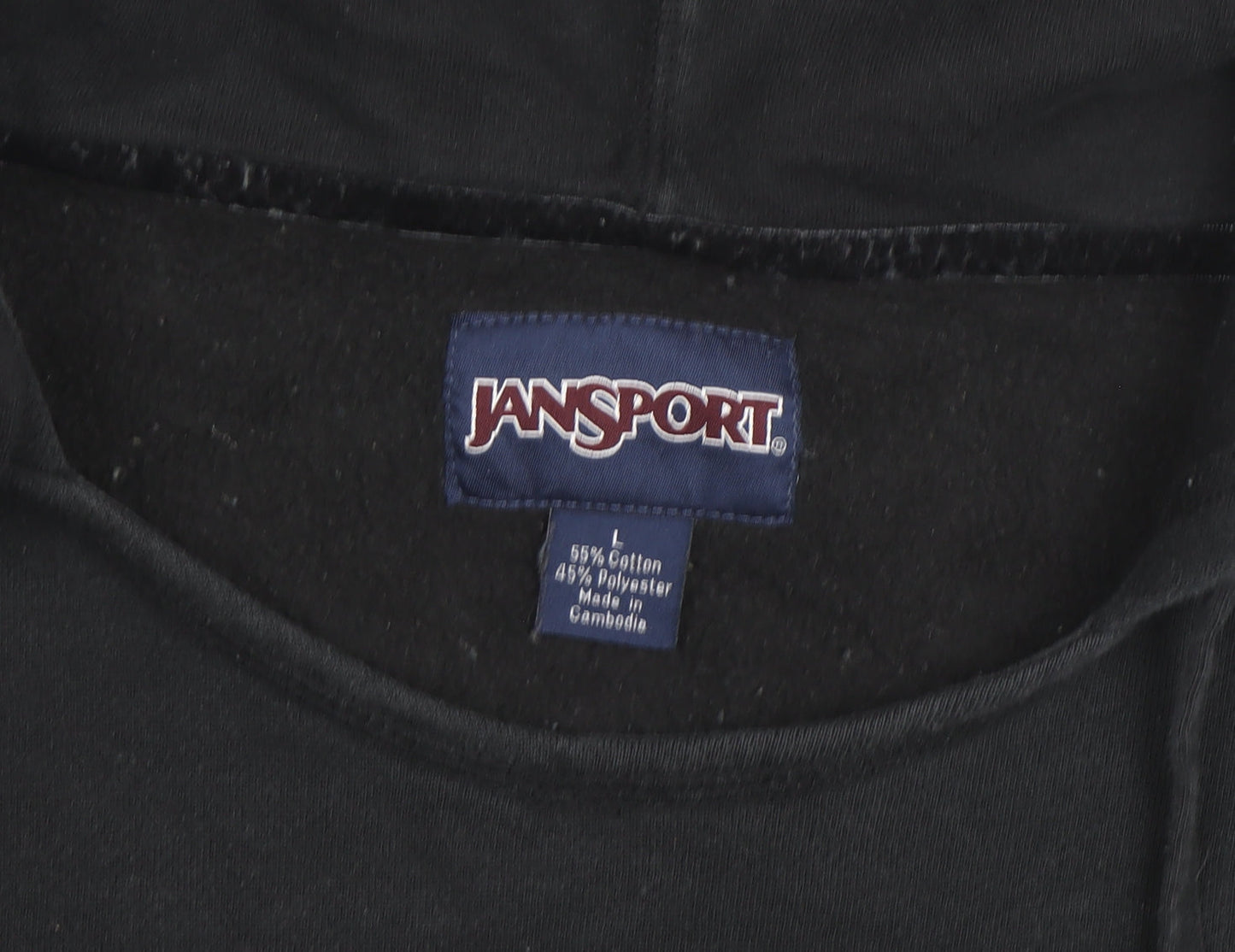 Jansport Mens Black L Pullover Hoodie MSUM Dragons Graphic Fleece