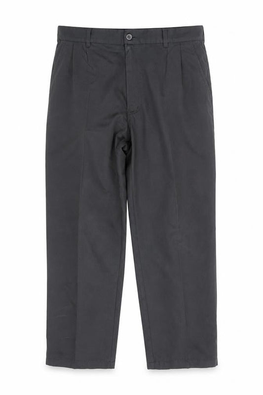 Dunlop Men’s Black 36” Regular Fit Pleated Dress Trousers