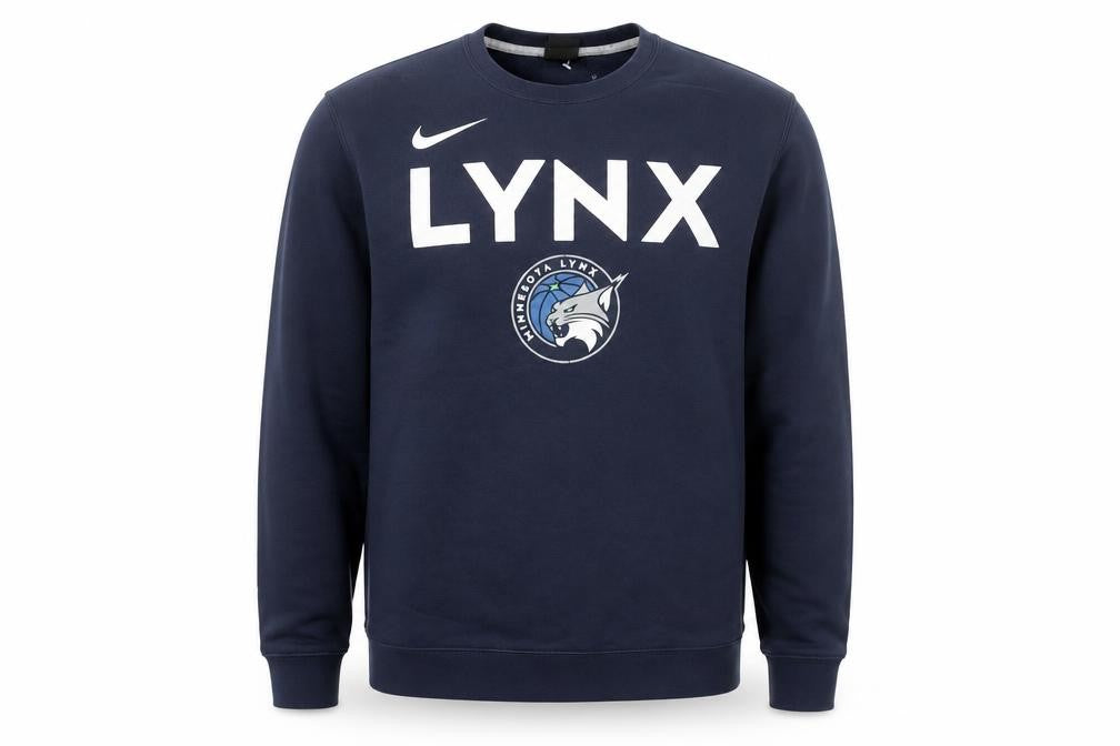 Nike Men's Blue Lynx Crew Neck Sweatshirt Size L Sports Pullover
