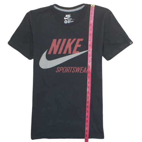 Nike Men's Black Slim Fit Sportswear T-Shirt Size M