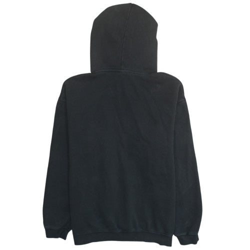 Stussy Men's Black Pullover Logo Hoodie Size M Fleece