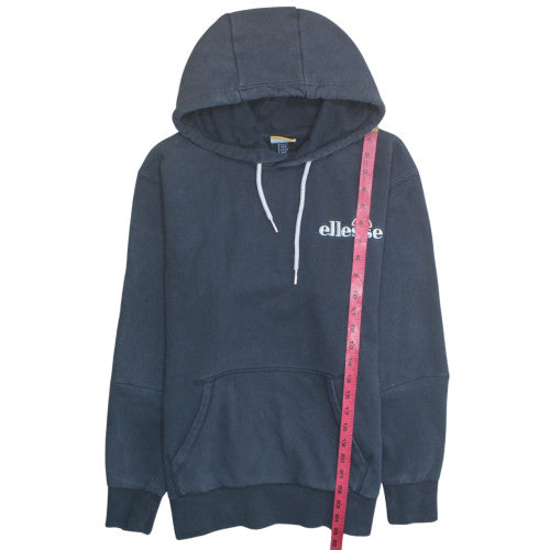 Ellesse Men's Blue Pullover Hoodie Size L Logo Fleece Sweatshirt