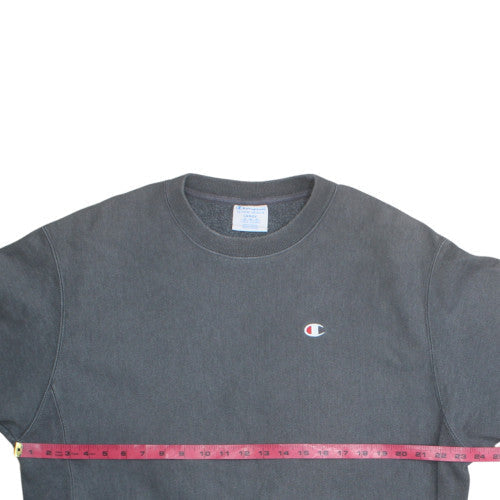 Champion Men Grey Large Reverse Weave Pullover Sweatshirt
