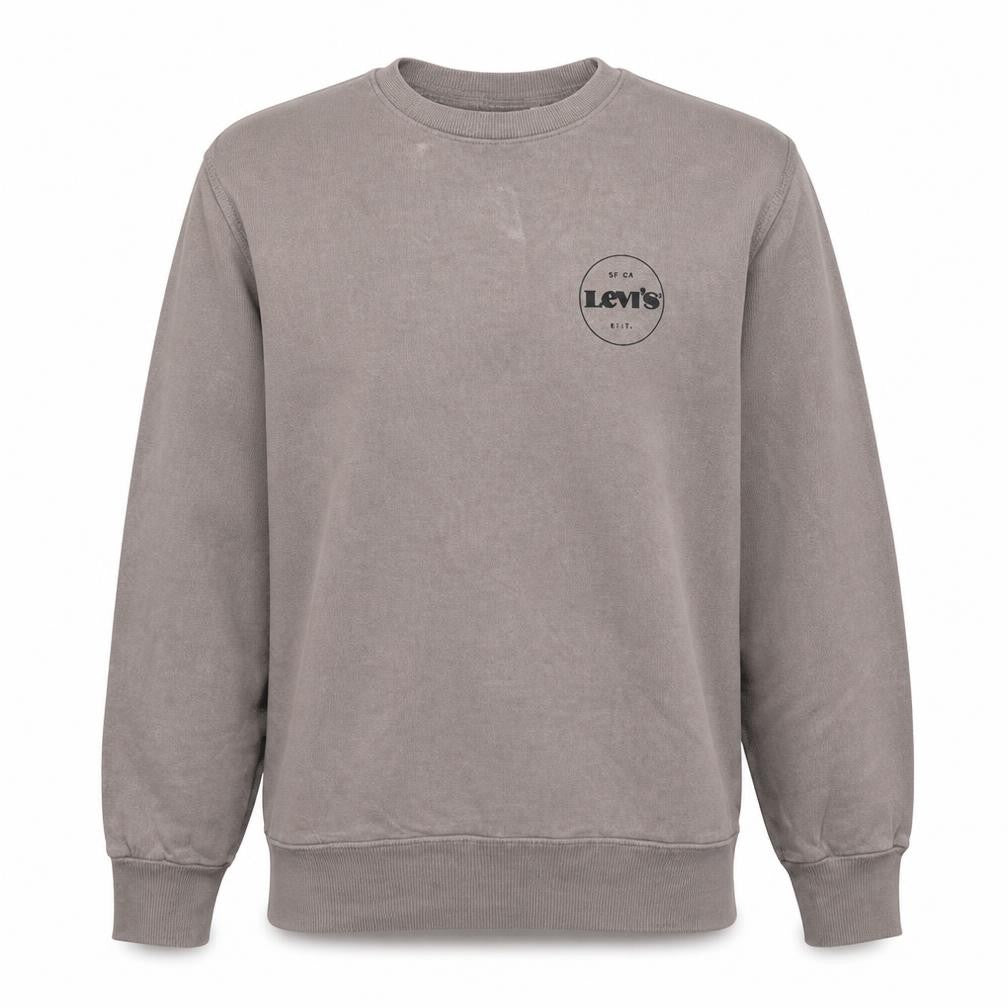 Levi's Men's Grey Crew Neck Pullover Sweatshirt M Standard Fit