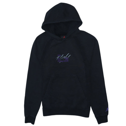 Nike Jordan Men's Black Pullover Hoodie Small Graphic Embroidered Sportswear