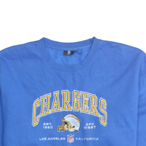 NFL Team Apparel Men's Blue XL Pullover Sweatshirt Chargers Logo