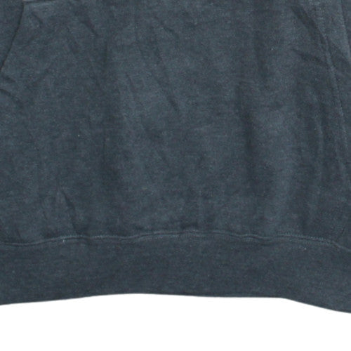 FILA Men's Grey Pullover Hoodie L Regular Fit Graphic Print