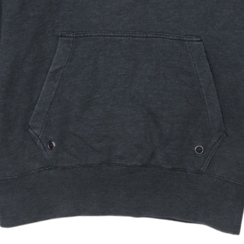 Fox Men's Black Pullover Hoodie L Fleece Sportswear