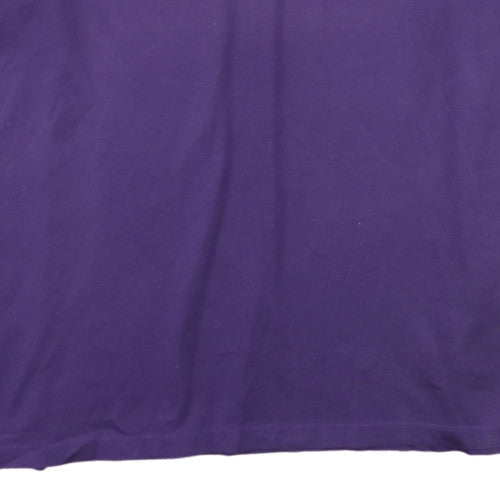 Calvin Klein Men's Purple Cotton Polo Shirt XL Regular Fit