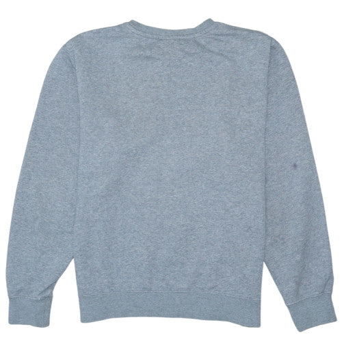 Nike Mens Grey Crew Neck Pullover Sweatshirt M Regular Fit Logo