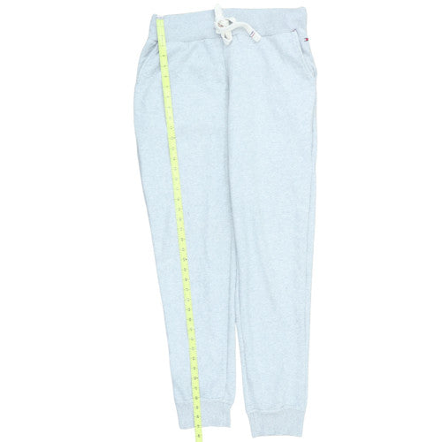 Tommy Hilfiger Men Light Grey Jogger Sweatpants Size L Drawstring Waist
