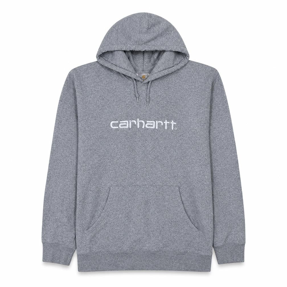 Carhartt Men's Grey 2XL Pullover Hoodie Logo Fleece Sweatshirt